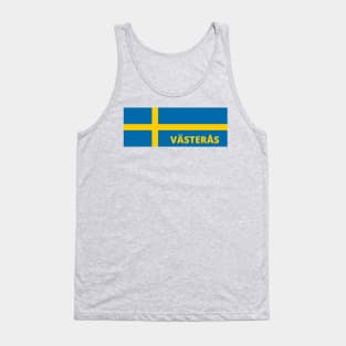 Västerås City in Swedish Flag Tank Top